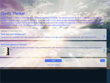Tablet Screenshot of godlythinker.com